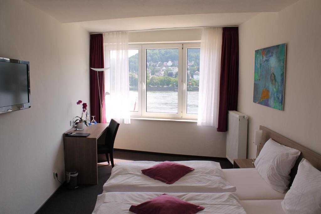 Einzelzimmer mit Flussblick